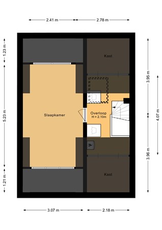 Floorplan - Oude Bocht 18, 3752 DH Bunschoten-Spakenburg